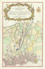 Parishes of St Andrews, Holbourn… Clerkenwell Old Street Islington COLE 1756 map