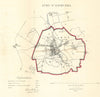 BURY ST EDMUNDS borough/town plan. REFORM ACT. Suffolk. DAWSON 1832 old map