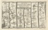 London - Dartford - Rochester - Canterbury - Dover GARDNER road map #18 1719