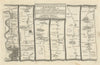 London - Egham - Bagshot - Basingstoke - Andover. GARDNER road map #25 1719