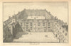 Bridewell Palace / Jail by William Henry Toms 1760 old antique print picture