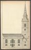 The Parish Church of St Botolph without Aldgate by Benjamin Cole 1760 print
