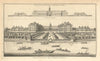 The Royal Hospital at Chelsea by Benjamin Cole 1760 old antique print picture