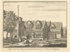The Parish Church of St John's at Wapping by Benjamin Cole 1760 old print