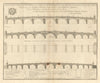 Design for Blackfriars Bridge by Edward Oakley. Blackfryers 1760 old print