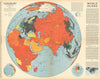 World Island. Persuasive World War Two map. Richard Edes Harrison. Fortune 1943