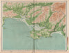 SOUTH WALES. Swansea Carmarthen Gower Llanelly Neath Tenby. LARGE 1903 old map