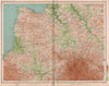 NORTH DEVON/EAST CORNWALL. Bideford Launceston Bodmin Moor Clovelly 1903 map