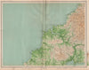 CORNWALL. Newquay Bodmin Moor Fowey Padstow St Austell. LARGE 1903 old map