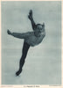 ICE FIGURE SKATING. H.v. Petersdorf, St. Moritz 1935 old vintage print picture