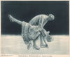 ICE FIGURE SKATING. Carnival on the ice 1935 old vintage print picture