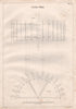 VICTORIAN ENGINEERING DRAWING. Water wheel 1847 old antique print picture