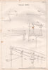 VICTORIAN ENGINEERING DRAWING. Parallel motions (1) 1847 old antique print