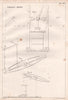 VICTORIAN ENGINEERING DRAWING. Parallel motions (2) 1847 old antique print