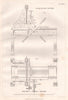 VICTORIAN ENGINEERING DRAWING. Hand planing machine. Fig 2 1847 old print