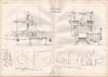 VICTORIAN ENGINEERING DRAWING. Planing machine by Archibald Mylne, Glasgow 1847