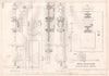 19C ENGINEERING DRAWING. Portable drilling machine by Nasmyth Gaskell & Co 1847