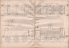 19C ENGINEERING DRAWING Locomotive engine & tender North British Railway 1847