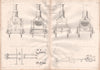 19C ENGINEERING DRAWING. Locomotive engine. North British Railway 1847 print