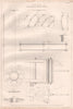 VICTORIAN ENGINEERING DRAWING. Details of under-shot water wheel 1847 print