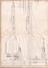 19C ENGINEERING DRAWING. James Nasmyth's patent steam pile-driver 1847 print