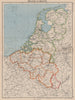 BENELUX. Netherlands shows Noordoostpolder under construction 1944 map