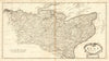 Kent by ROBERT MORDEN from Camden's Britannia 1695 old antique map plan chart