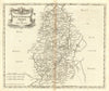 NOTTINGHAMSHIRE from Camden's Britannia by ROBERT MORDEN 1695 old antique map
