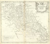 NORTHAMPTONSHIRE by ROBERT MORDEN from Camden's Britannia 1722 old antique map