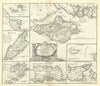 ENGLAND. Isles of Wight/Man Scilly Isles Farne/Channel Islands. MORDEN 1722 map
