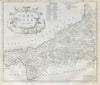 CORNWALL by ROBERT MORDEN from Camden's Britannia 1722 old antique map chart