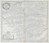 LEICESTERSHIRE from Camden's Britannia by ROBERT MORDEN 1722 old antique map
