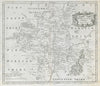WORCESTERSHIRE by ROBERT MORDEN from Camden's Britannia 1722 old antique map
