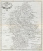 Staffordshire. 'STAFFORD SHIRE' by ROBERT MORDEN. Camden's Britannia 1722 map