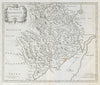 COUNTY OF MONMOUTH. Monmouthshire by ROBERT MORDEN.Camden's Britannia 1722 map