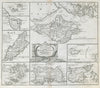 ENGLAND. Isles of Wight/Man Scilly Isles Farne/Channel Islands. MORDEN 1722 map