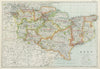 KENT. Showing Parliamentary divisions, boroughs & parks. BACON 1920 old map