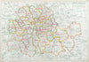 LONDON BOROUGHS. Metropolitan & Parliamentary. Constituencies. BACON 1920 map