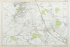 HARROW WEMBLEY BRENT Sudbury Greenford Northolt Kenton Alperton. BACON  1920 map