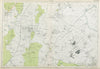 ESHER/EWELL Epsom Claygate Oxshott Hook Chessington Hinchley Wood.BACON 1920 map