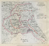 Yorkshire East Riding Parliamentary Divisions. BOUNDARY COMMISSION 1885 map