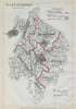 Warwickshire Parliamentary Divisions. Rugby. BOUNDARY COMMISSION 1885 old map