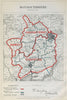 Monmouthshire Parliamentary Divisions. Chepstow. BOUNDARY COMMISSION 1885 map
