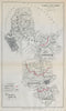 North Lancashire Parliamentary Divisions. Blackpool BOUNDARY COMMISSION 1885 map