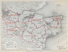 Kent Parliamentary Divisions. Dartford Ashford. BOUNDARY COMMISSION 1885 map