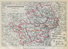 Hertfordshire Parliamentary Divisions. Watford. BOUNDARY COMMISSION 1885 map