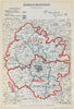 Herefordshire Parliamentary Divisions. Leominster. BOUNDARY COMMISSION 1885 map