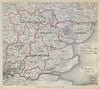 Essex Parliamentary Divisions. Romford Epping. BOUNDARY COMMISSION 1885 map