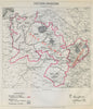 Denbighshire Parliamentary Divisions. Clwyd. BOUNDARY COMMISSION 1885 old map