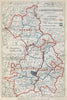 Cambridgeshire Parliamentary Divisions. Newmarket. BOUNDARY COMMISSION 1885 map